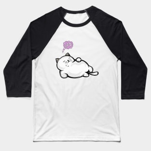 SLEEPING CAT Baseball T-Shirt